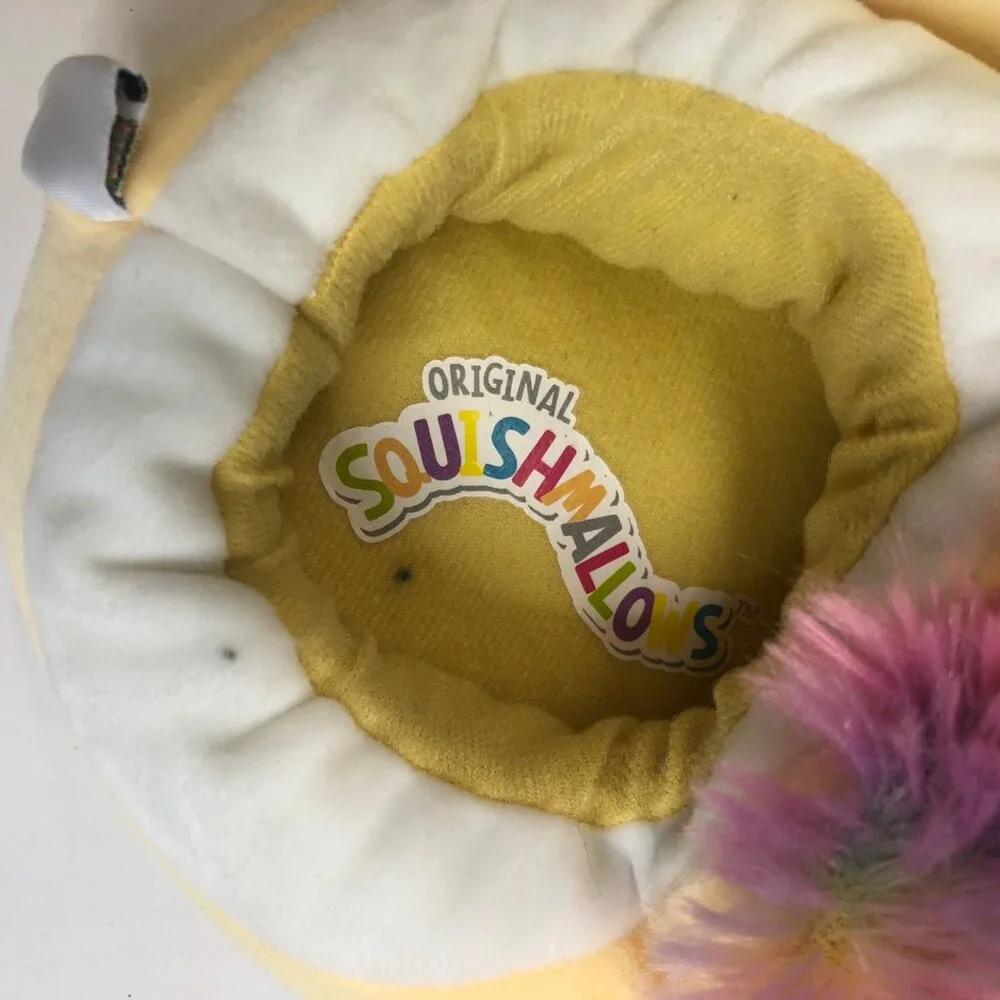 Squishmallows Unisex Rainbow Lion Slippers‎ Size 2-3